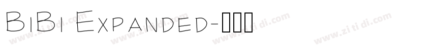 BiBi Expanded字体转换